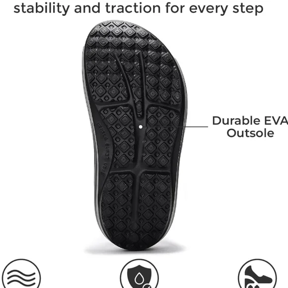 Project Cloud Size 11 Black Platform Flip Flops - Picture 6 of 17